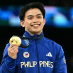 Carlos Yulo Paris Olimpíadas 2024 Ginástica Artística Medalha de Ouro Equipe Filipinas Marcos