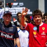 Charles Leclerc respondeu a queixas de Max Verstappen durante as batalhas do pódio na F1 Spanish GP