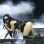 Charli XCX colocou uma tela muito racial quando ela pontilhou a cena no Festival de Glastonbury na noite de sábado