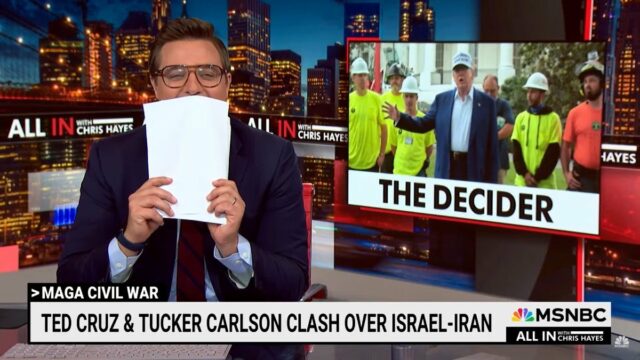 Chris Hayes se diverte que "Four Trump-Kiss" Tucker Carlson perfurou com o presidente via Irã | Vídeo

