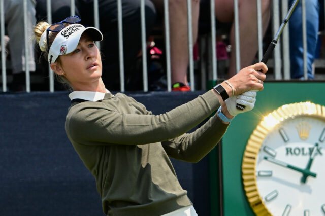 Como Nelly Korda se apresentou na 1ª rodada do ShopRite LPGA Classic de 2025?

