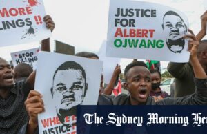 Como a morte um blogueiro alimentou protestos mortais de uma nação O protesto na morte de Ojwang sob custódia de coincidir com manifestações já planejadas no Quênia para marcar o movimento anti-controle do primeiro aniversário.