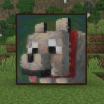 Uma parede de bloqueio de 3x3 isolada para fazer uma imagem 3x3 (imagem via Sportskea Gaming || Mojang Studios)