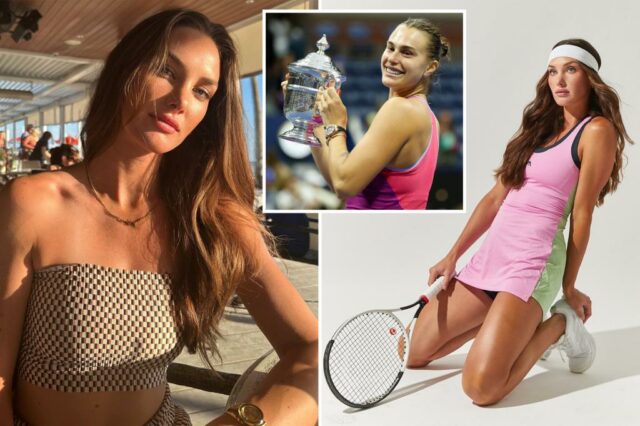 Conheça o impressionante modelo de estréia em Wimbledon - contra o número 1 do mundo Aryna Sabalenka

