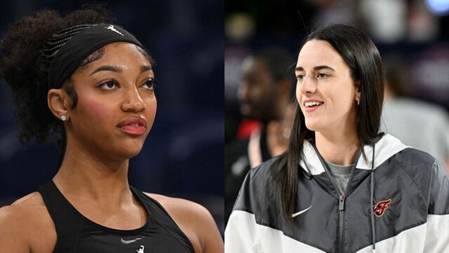 Jade Jones interpreta os pensamentos de Clark sobre se tornar um capitão All-Star. (Fonte da imagem: @Indianafever/Instagram)