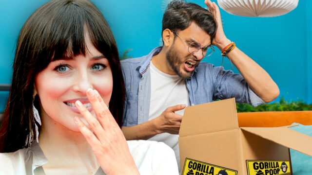 Dakota Johnson Gorilla Poop Composite