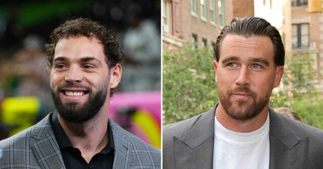 Travis Kelce e Patrick Mahomes dão presentes para fazer desejos na prática de Kansas City Chiefs
