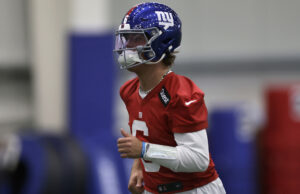 Archie Manning elogia em NY Gigantio Giokie Jaxson Dart Dart Jaxson de NY Gixson marcado na lista de pressão