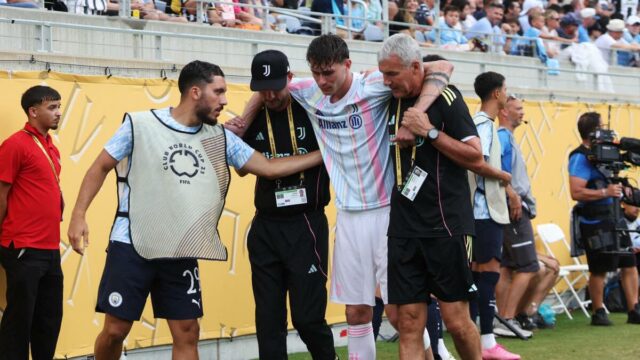 Defensor da Juventus Savona fora da Copa do Mundo do clube com lesão no tornozelo

