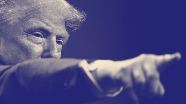 Dentro da mente de um falcão nunca Trump

