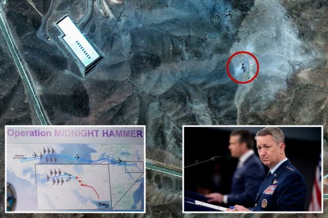 Dentro da operação da Midnight Hammer: EUA caíram 14 bombas no site do Irã Ford Nuke Iran no maior histórico de ataques B-2

