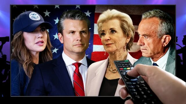 Desde a queda da bomba, o "gabinete de cosplay" de Trump revela uma lacuna entre a realidade e a televisão da realidade


