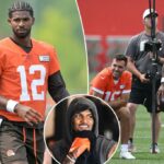 Deshaun Watson leva Shedeur Sanders "sob sua asa" como mentor para Browns QBs