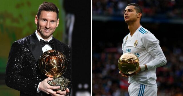 Ronaldo e Messi (L a R) - Fonte: Getty