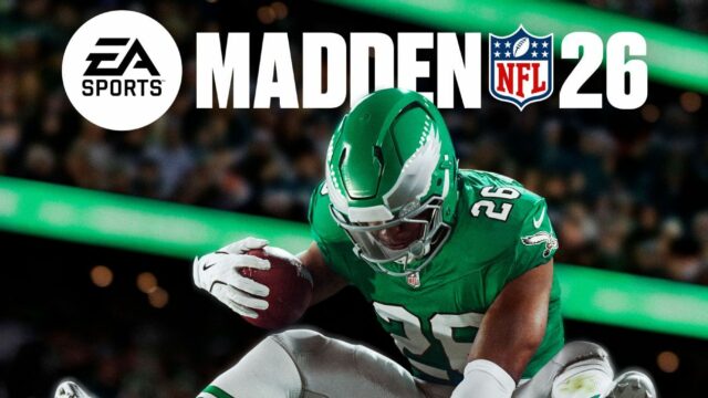 🎮 Eagles RB Barkley pula na capa de Madden 26

