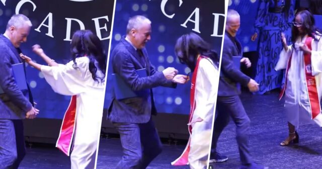 Ele dançou na fase de graduação ... e seu professor pulou diretamente em

