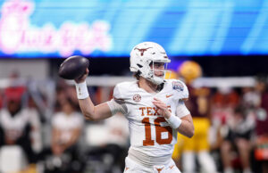 “Ele respeitou seus companheiros de equipe”: Arch Manning ganhou o voto de Steve Sarkisian, como o Texas segmentou Natty em 2025 March Madness Logo