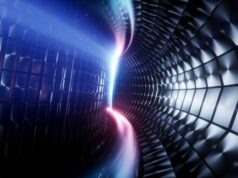 Como funciona a energia de fusão e as startups que a buscam Plasma flows through an illustration of a tokamak fusion reactor.