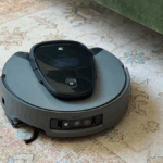 Captura de tela do aplicativo 3i Robot Vacuum exibido com mapa residencial