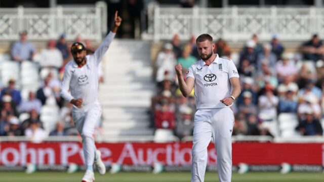 Eng vs.: Inglaterra Piser Atkinson desaparece para o 1º teste contra a Índia

