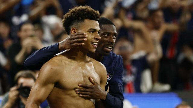 Equipe UCL da temporada: Dembele nomeado melhor jogador, Doue Rewards the Best Youth

