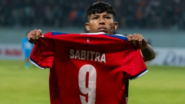Esquadrão do Nepal para as qualificações da Copa Asiática da AFC - Sabitra Bhandari, Anjila Subba parece brilhar

