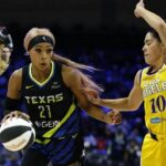 "Eu farei o pior para Clark": Dijonai Carrington, outro jogo 'Dirty' com o cabelo com um Spark Player com uma gigantesca faísca de raiva dos fãs
