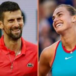 A história do Instagram de Aryna Sabalenka contendo sua piada com Novak Djokovic (fonte: Instagram/Arynasabalenka)