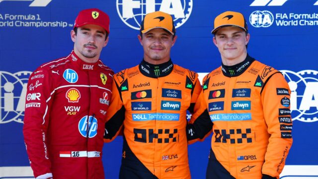 F1 Grande Prêmio austríaco: Lando Norris coloca a McLaren no poste; Oscar Piaastri qualifica um terceiro

