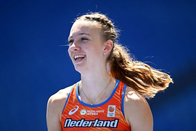 Anavia Battle, que ganhou a Diamond League Roma, um atleta que deve ser considerado nos jogos do FBK 2025 (foto Marco Mantofvani/Getty Images)