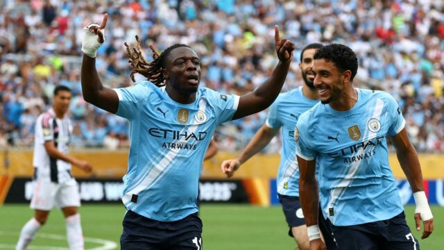 FIFA Club 2025 Copa do Mundo: Manchester City joga Juventus 5-2 na final do Grupo G


