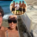 Filho de 20 anos de idade surfando a lenda "Fight for Life" depois que ele foi preso entre os carros em um acidente destrutivo