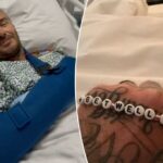 Foto do Hospital David Beckham publicado por Victoria depois de revelar duas décadas da lesão