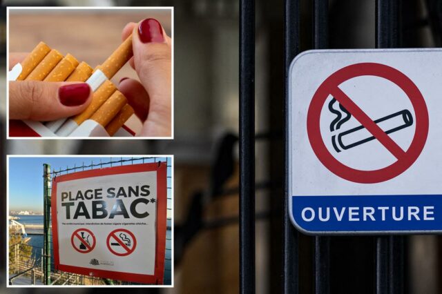 França para proibir fumar em parques, praias e perto de escolas no novo decreto de saúde pública

