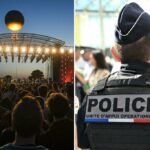 Garotas adolescentes entre as 145 seringas presas em toda a França em um popular festival de música, 12 presos doentes
