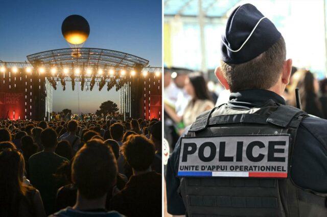 Garotas adolescentes entre as 145 seringas presas em toda a França em um popular festival de música, 12 presos doentes


