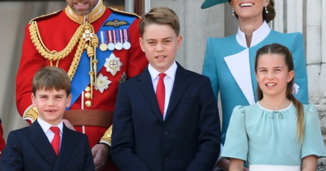 George, Charlotte e Louis querem o príncipe William William Day do Pai com fotos 'antes e depois'

