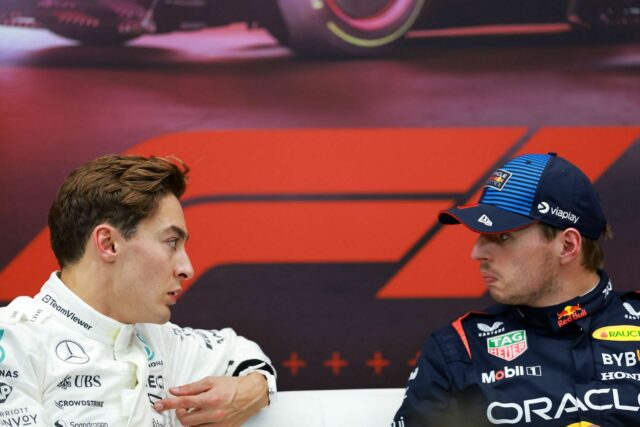 George Russell explica a chance de acaso com Max Verstappen e a filha Lily imediatamente após o controverso incidente em Barcelona


