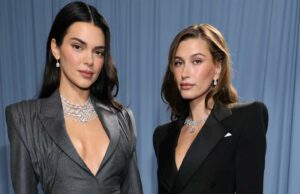 Hailey Bieber se vira para a BFF Kendall Jenner durante a consulta de paintball Kylie Jenner deixa os fãs rindo depois de usar um filtro de rosto Justin Bieber em Tiktok me deixa tão feliz