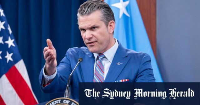 Hegseth canaliza peças antigas de TV, enquanto os repórteres de Berato na cobertura de bombardeios do Irã

