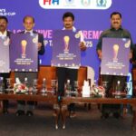 Hockey India e TN Government MOU, revelam o logotipo oficial da FIH para a Copa do Mundo Junior 2025