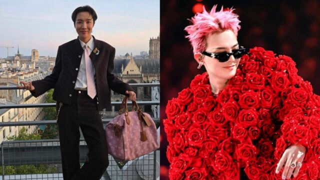 "Hoseok Hate realmente forçado"-Os parafters, Paris Fashion Week Aparence durante a vista da comparação de G-Dragon BTS de J-Hope defende

