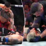 Ilia Topuria fornece a Ko de Charles Oliveira para obter um título leve