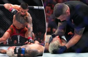 Ilia Topuria fornece a Ko de Charles Oliveira para obter um título leve Ilia Topuria fornece a Ko de Charles Oliveira para obter um título leve