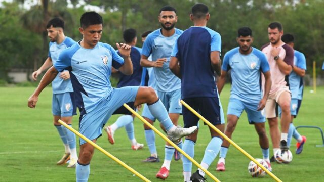 Índia vs Hong Kong: Registro da cabeça em frente à Copa Asiática AFC 2027

