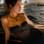 A irmã da supermodelo de Kardashian, Kendall Jenner (foto), fez sua própria fuga do casamento de barco