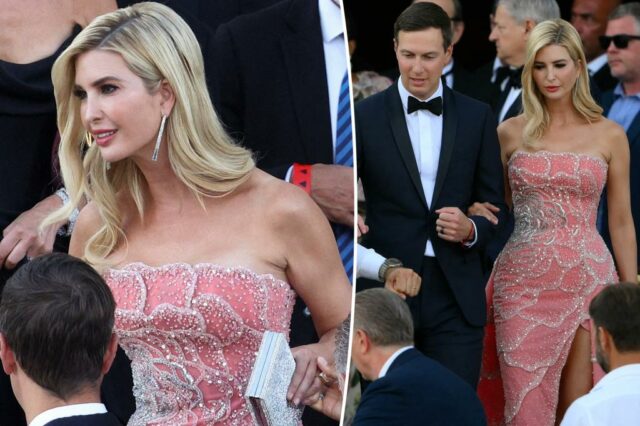 Ivanka Trump é bastante rosa no casamento de Lauren Sánchez e Jeff Bezos

