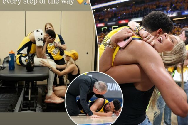 Jade Jones desempenha posições emocionais depois de Achilles Broken Broken Heart, do garoto Trese Haliburton

