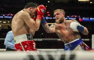 Jake Paul, ex -campeão lento Julio Cesar Chavez Jr. Jake Paul Yener Julio Cesar Chavez Jr.