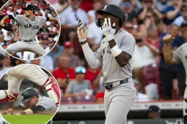 Jazz Chisholm explode Homer quando o morcego diz desta vez para ajudar os Yankees a jogar pelo vermelho

